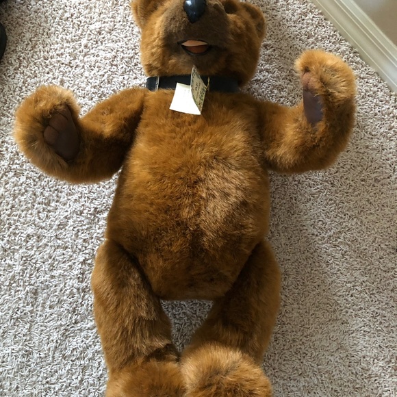 NWT VINTAGE GUND “ROCKAFELLA” LARGE BEAR- LIMITED EDITION -278/600. - Picture 13 of 14